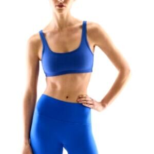 Golden Women's Ablaze Blue Scoopneck A/B Cup BUTTER Mini Bra Top Size M